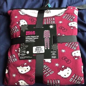 hello kitty pj set